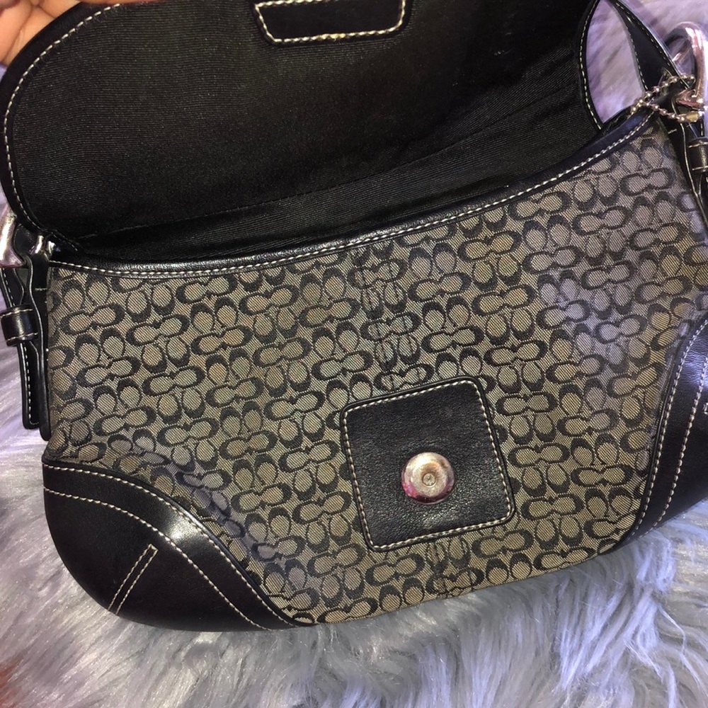 Black & Grey Coach Bag